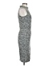 Aqua Tweed Gray Cocktail Dress Size M - photo 4