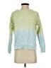 525 America 100% Cotton Color Block Green Pullover Sweater Size S - photo 1