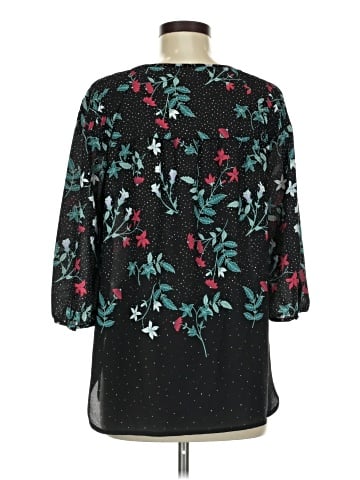 LC Lauren Conrad 3/4 Sleeve Blouse (view 2)