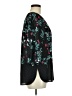 LC Lauren Conrad 100% Polyester Floral Black 3/4 Sleeve Blouse Size M - photo 4