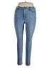 Seven7 Solid Blue Jeans Size 14 - photo 1
