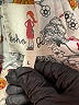 Boho Jane Floral Multi Color Ivory Long Sleeve Blouse Size L - photo 7