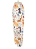 Unbranded 100% Polyester Print Ivory Casual Pants Size 2XL - photo 5