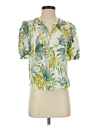 Sigrid Olsen Short Sleeve Blouse (view 1)