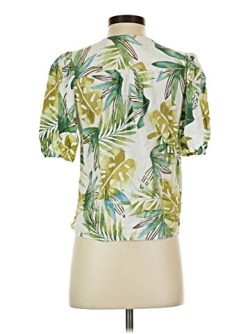 Sigrid Olsen Short Sleeve Blouse (view 2)