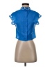 Unbranded Blue Short Sleeve Blouse Size S - photo 1