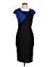 Unbranded 100% Polyester Color Block Blue Cocktail Dress Size M - photo 1