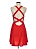 Shein Solid Red Cocktail Dress Size 6 - photo 2