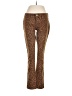 DL1961 Animal Print Brown Casual Pants Size 29 waist - photo 1