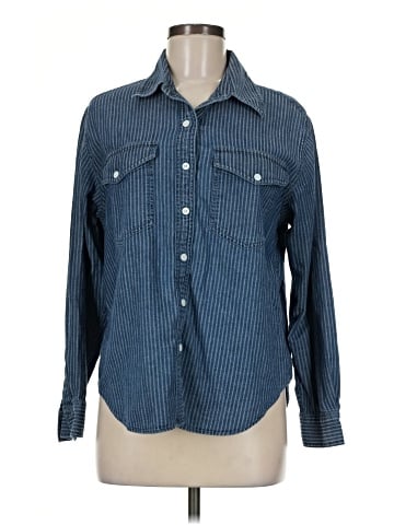 Banana Republic Factory Store Long Sleeve Button-Down Shirt (view 1)