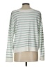 Mod On Trend Stripes Ivory Pullover Sweater Size L - photo 2