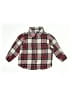 Old Navy Plaid Red Long Sleeve Button-Down Shirt Size 6-12 mo - photo 1