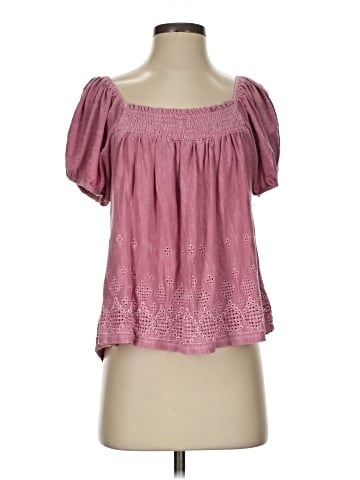 Lucky Brand Short Sleeve Blouse (view 1)
