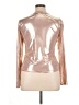 Anthropologie Metallic Silver Long Sleeve Blouse Size XL - photo 2