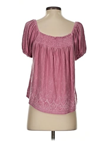 Lucky Brand Short Sleeve Blouse (view 2)