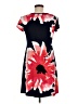 Tiana B. Print Red Casual Dress Size 6 - photo 2