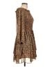 Bardot 100% Polyester Animal Print Brown Cocktail Dress Size 10L - photo 4