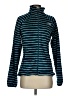 The North Face 100% Polyester Stripes Teal Track Jacket Size S - photo 1