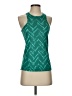 The North Face 100% Polyester Teal Active Tank Size XS - photo 1
