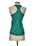 The North Face 100% Polyester Teal Active Tank Size XS - photo 2