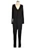 Veronica M. Solid Black Jumpsuit Size M - photo 1