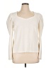 Nine West Solid Ivory Long Sleeve Top Size XL - photo 1