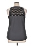 AB Studio 100% Polyester Gray Sleeveless Blouse Size XL - photo 2