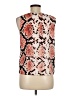 DKNYC 100% Polyester Orange Sleeveless Blouse Size M - photo 2