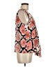 DKNYC 100% Polyester Orange Sleeveless Blouse Size M - photo 4