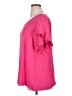 Unbranded 100% Polyester Pink Short Sleeve Top Size 1X - photo 5