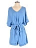 Unbranded Solid Blue Romper Size M - photo 1
