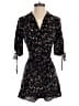 Urban Outfitters 100% Viscose Floral Black Romper Size S - photo 1