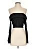 Shein Black Long Sleeve Top Size 4 - photo 1