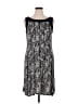 Perceptions Graphic Gray Casual Dress Size XL - photo 1
