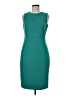 Calvin Klein Solid Teal Cocktail Dress Size 6 - photo 1