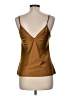 Zara 100% Polyester Gold Sleeveless Blouse Size M - photo 2