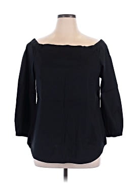 White House Black Market 3/4 Sleeve Blouse (view 1)