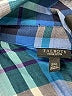Talbots 100% Rayon Plaid Blue 3/4 Sleeve Button-Down Shirt Size 2X Petite - photo 7