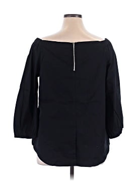 White House Black Market 3/4 Sleeve Blouse (view 2)