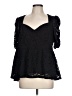 Torrid Black 3/4 Sleeve Blouse Size Lg Plus (0) - photo 1