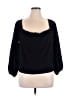 H&M Black 3/4 Sleeve Top Size XL - photo 1