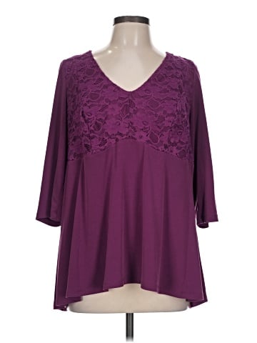 Torrid 3/4 Sleeve Blouse (view 1)