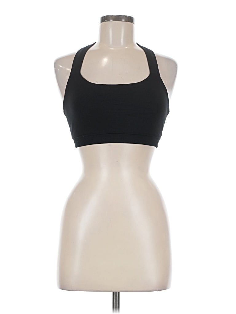 Pre-owned Gap Fit Tank Top Black Halter Neckline Tops