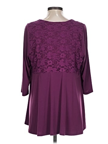 Torrid 3/4 Sleeve Blouse (view 2)