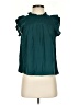 Old Navy 100% Rayon Teal Short Sleeve Blouse Size XS - photo 1