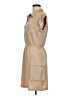 Monteau 100% Polyester Solid Tan Casual Dress Size M - photo 5