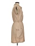 Monteau 100% Polyester Solid Tan Casual Dress Size M - photo 4