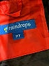 Raindrops Red Raincoat Size 2T - photo 3