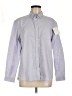Parker Gray Long Sleeve Button-Down Shirt Size M - photo 1