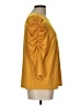 Adrianna Papell Yellow 3/4 Sleeve Top Size L - photo 4